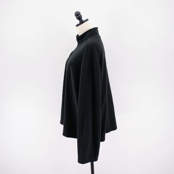 Starter XL Black Fleece 1/4 Zip Sweater / Jacket Polyester - Picture 4 of 9